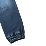 Bikkembergs Jeans tinta unita con Elastico In Vita Blu per Bambino BK3612 BLU BiKKEMBERGS 