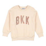 Bikkembergs Felpa Chiusa Girocollo tinta unita con Stapa Panna per Bambino BK3633 PANNA BiKKEMBERGS 