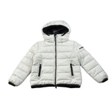Bikkembergs Giubbino tinta unita con Zip E Cappuccio Panna per Bambino BK3728X PANNA BiKKEMBERGS 