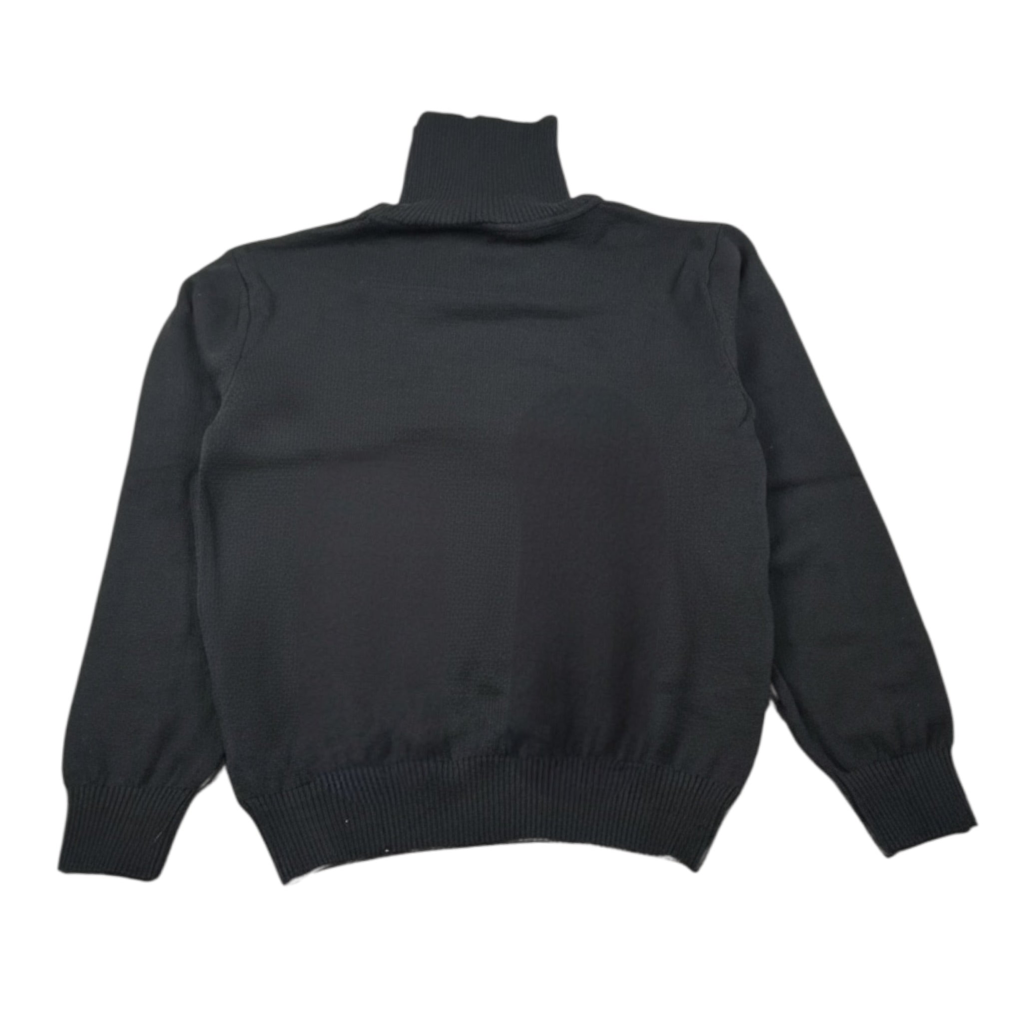 Bikkembergs Maglia Collo Alto tinta unita Nero per Bambino BK3748X NERO BiKKEMBERGS 