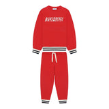 Bikkembergs Completo 2Pz Felpa-Pantalone Rosso per Bambino BK3831JX ROSSO BiKKEMBERGS 