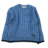 Bikkembergs Maglia Girocollo tinta unita Azzurro per Neonato BK3835X AZZURRO BiKKEMBERGS 
