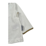 Bikkembergs Shirt Girocollo tinta unita con Stampa Panna per Neonato BK3839 PANNA BiKKEMBERGS 