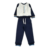 Bikkembergs Completo 2Pz Felpa-Pantalone Modello Tuta Blu per Bambino BK3848J BLU BiKKEMBERGS 