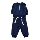 Bikkembergs Completo 2Pz Felpa-Pantalone Modello Tuta Blu per Neonato BK3866 BLU BiKKEMBERGS 