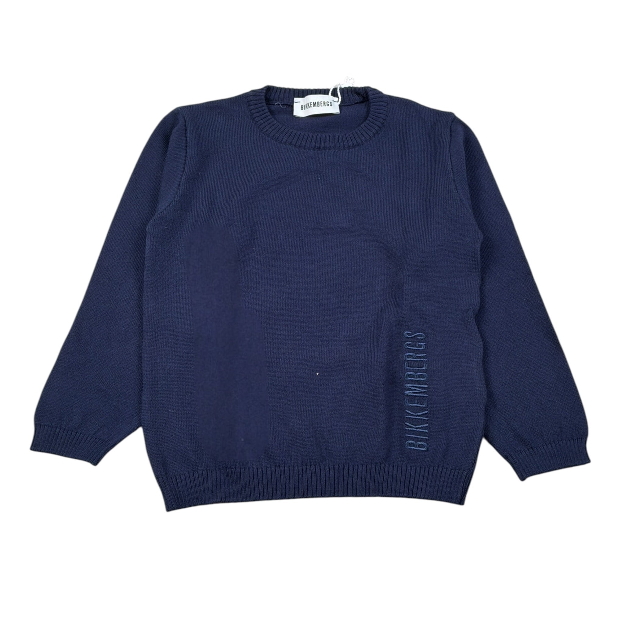 Bikkembergs Maglia tinta unita con Stampa Blu per Bambino BK3867JX BLU BiKKEMBERGS 