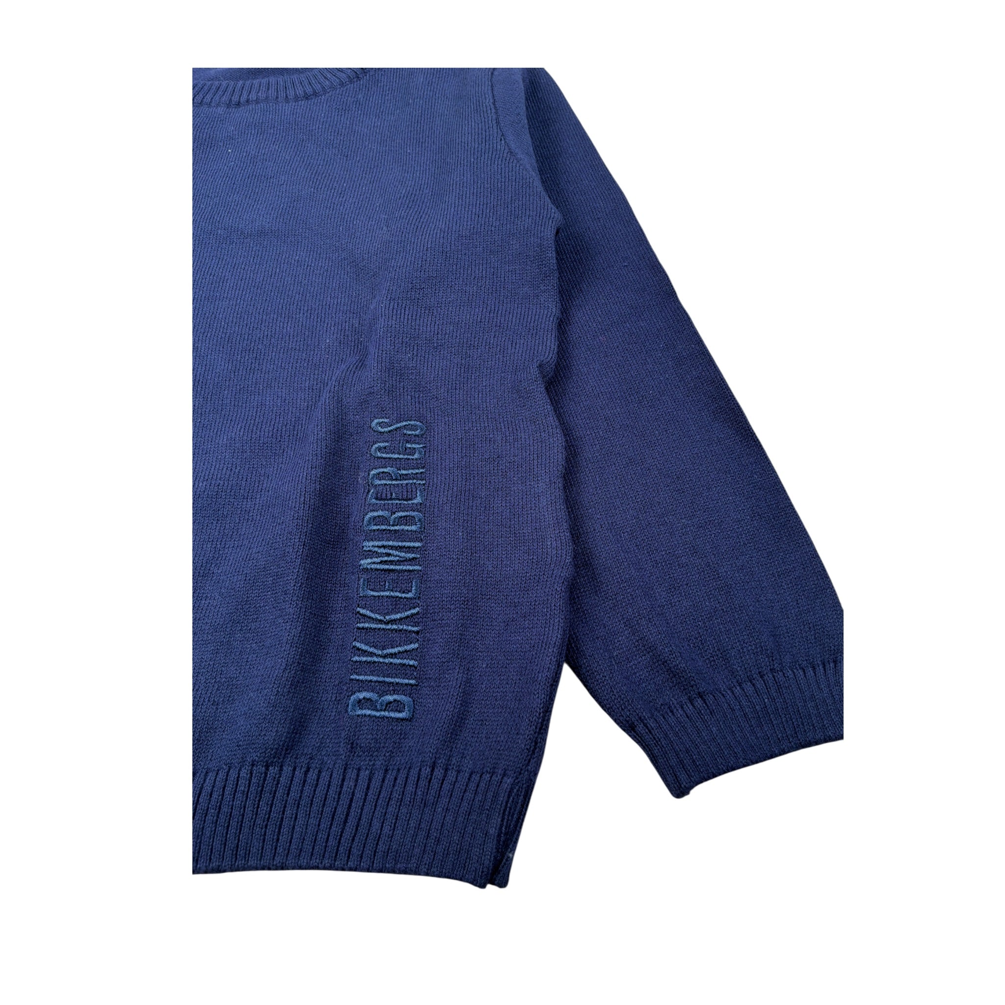 Bikkembergs Maglia tinta unita con Stampa Blu per Bambino BK3867JX BLU BiKKEMBERGS 