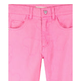 Billieblush Jeans tinta unita con Girovita Regolabile Rosa Fluo per Bambina TWILL ROSA FLUO BillIEBLUSH 