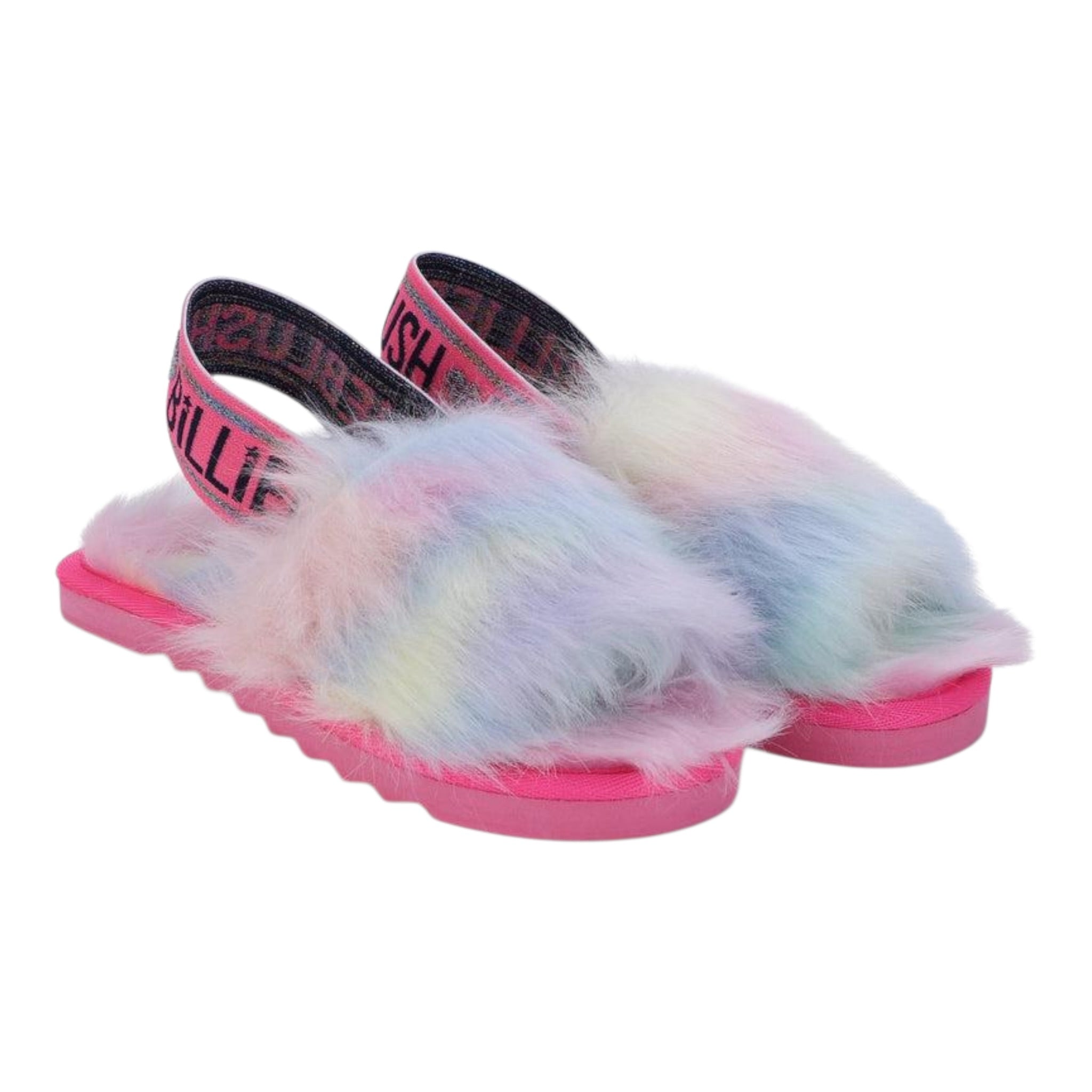 Billieblush Ciabatta Peluche Cn Elastico Rosa per Bambina U19331 ROSA BillIEBLUSH 