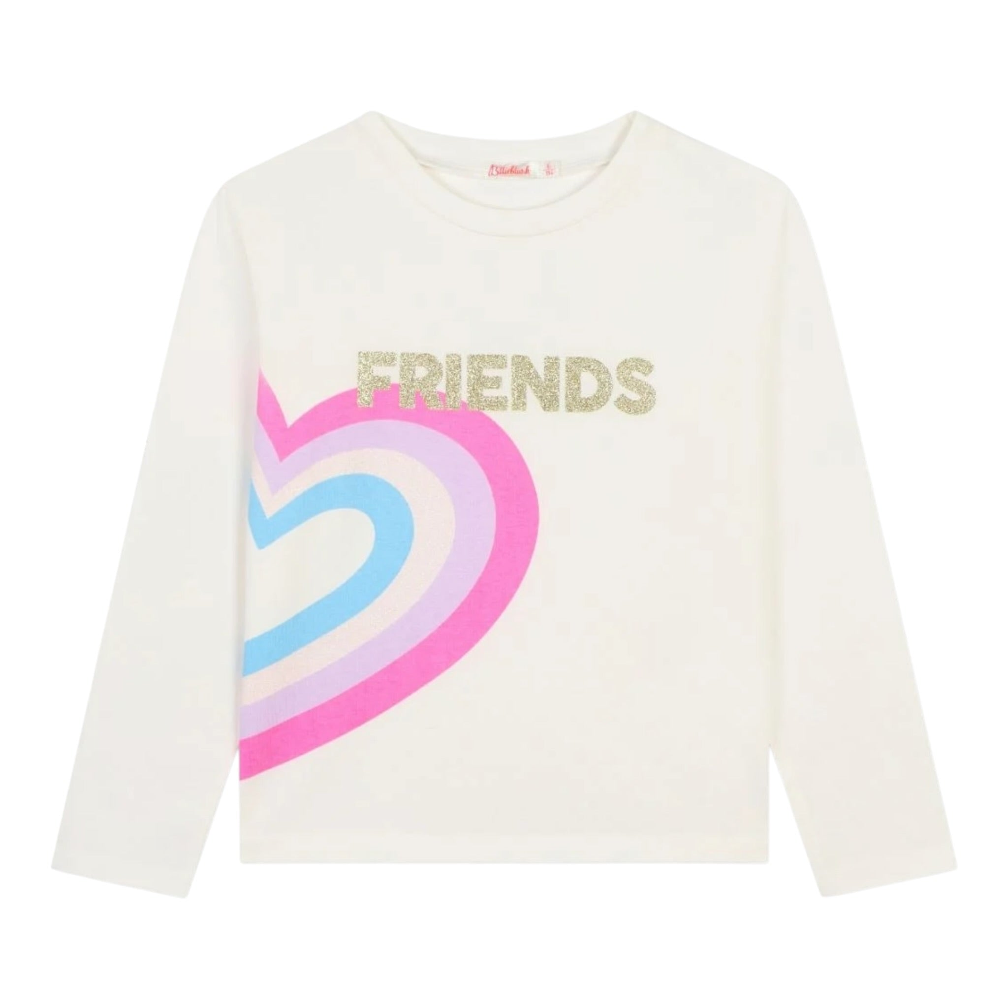 Billieblush Shirt tinta unita con Stampa Panna per Bambina U20659F PANNA BillIEBLUSH 