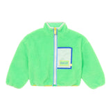 Billieblush Giubbino tinta unita con Zip Verde Fluo per Bambina U21174 VERDE FLUO BillIEBLUSH 