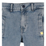 Billieblush Jeans tinta unita con Elastico In Vita Azzurro per Bambino U21201 AZZURRO BillIEBLUSH 