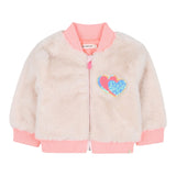 Billieblush Pelliccia tinta unita con Zip Rosa per Neonata U21251X ROSA BillIEBLUSH 