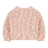 Billieblush Cardigan Multicolor con Applicazione Pesca per Neonata U21263X PESCA BillIEBLUSH 