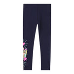 Billieblush Leggins tinta unita con Stampa Blu per Bambina U21321X BLU BillIEBLUSH 