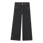 Billieblush Jeans tinta unita Modello Palazzo Nero per Bambina U21340 NERO BillIEBLUSH 