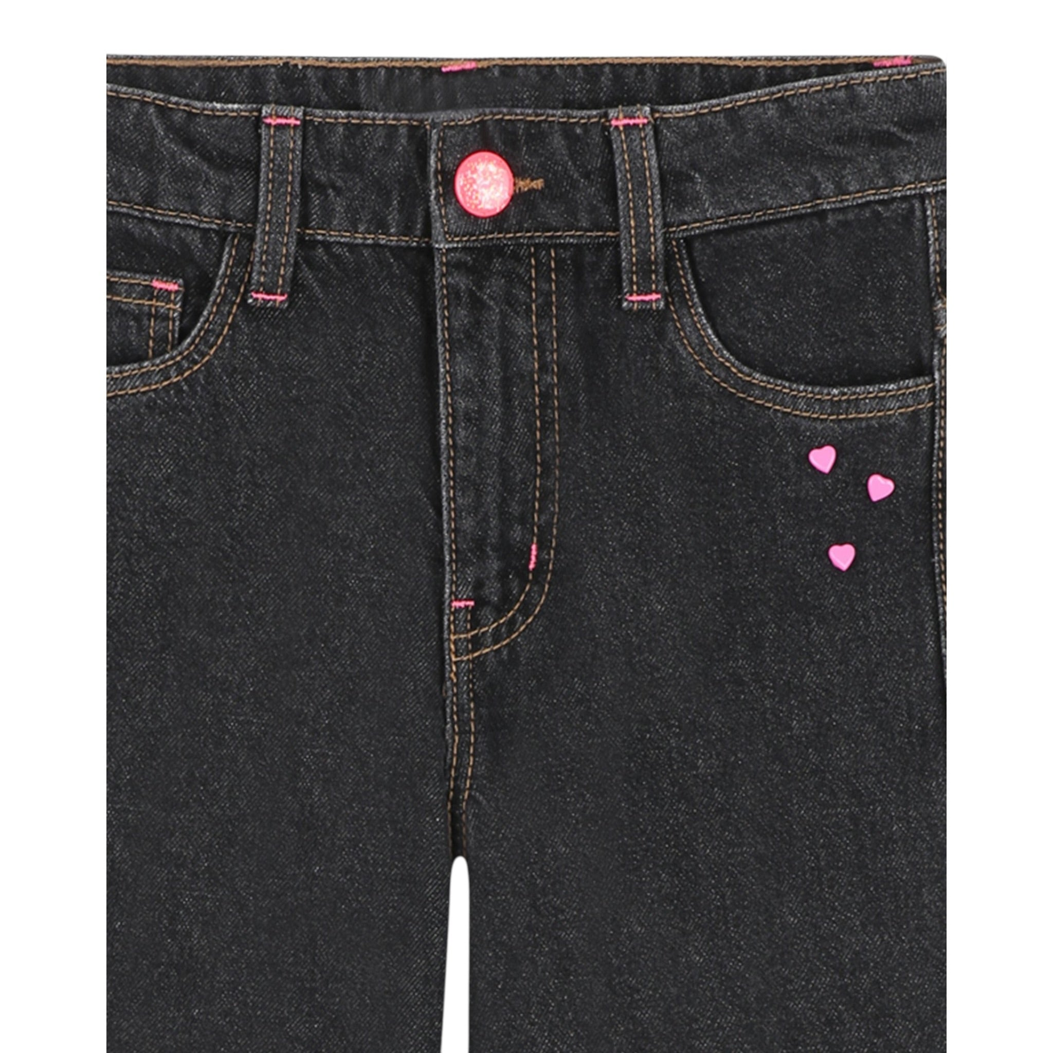 Billieblush Jeans tinta unita Modello Palazzo Nero per Neonata U21340NX NERO BillIEBLUSH 