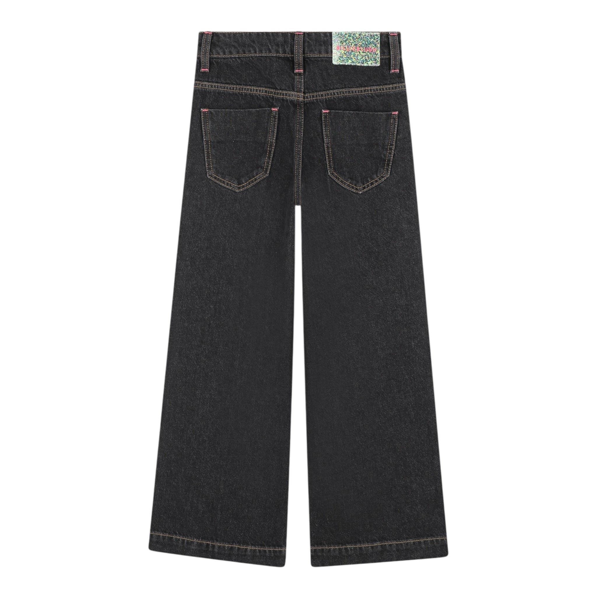 Billieblush Jeans tinta unita Modello Palazzo Nero per Bambina U21340X NERO BillIEBLUSH 