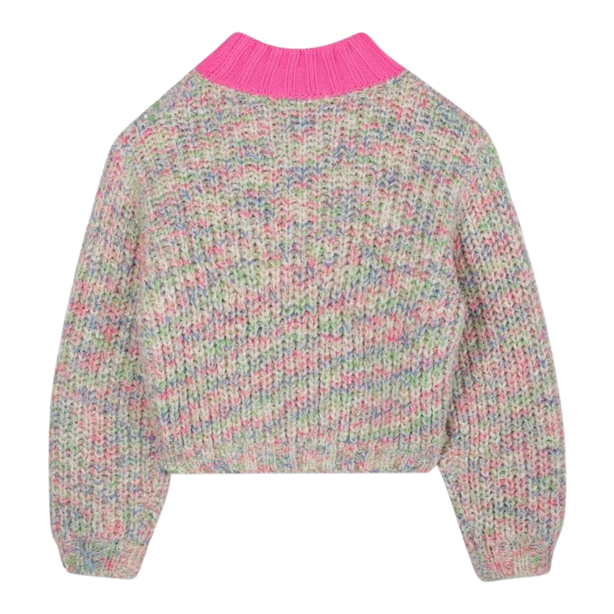 Billieblush Maglia Girocollo In Contrasto Multicolor per Neonata U21367 MULTICOLOR BillIEBLUSH 