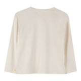 Billieblush Shirt Girocollo tinta unita con Paillettes Panna per Bambina U21424 PANNA BillIEBLUSH 