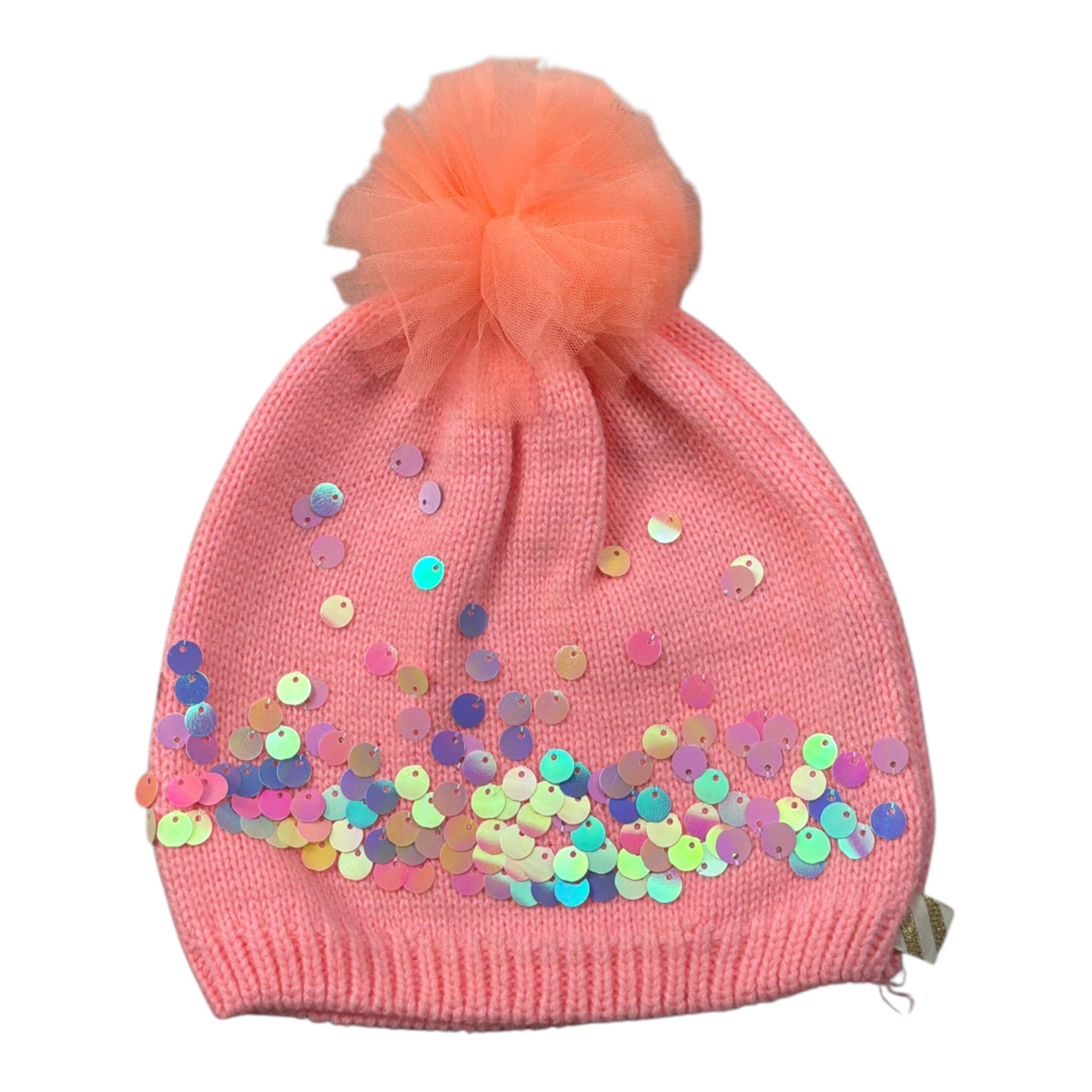 Billieblush Cappello tinta unita con Paillettes Rosa per Bambina U21510 ROSA BillIEBLUSH 