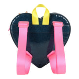 Billieblush Zaino A Forma Di Cuore tinta unita con Applicazioni Blu per Bambina U21529 BLU BillIEBLUSH 
