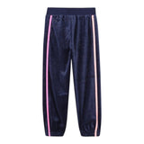 Billieblush Pantalone tinta unita In Ciniglia Blu per Bambina U21546 BLU BillIEBLUSH 