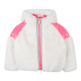 Billieblush Giubbino tinta unita con Cappuccio Panna per Neonata U21563NX PANNA BillIEBLUSH 
