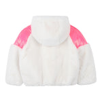 Billieblush Giubbino tinta unita con Cappuccio Panna per Bambina U21563X PANNA BillIEBLUSH 