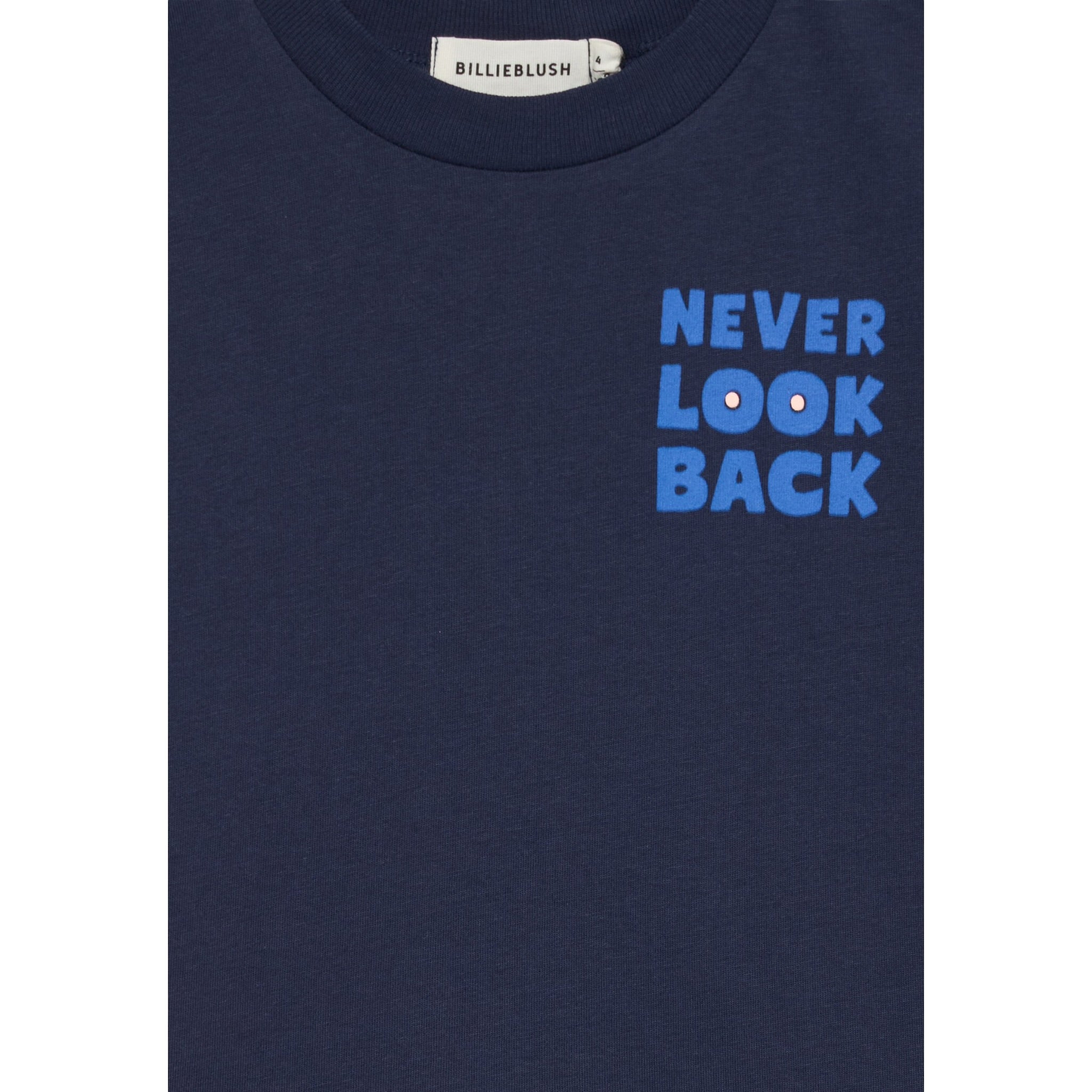 Billieblush T-Shirt tinta unita con Stampa Blu per Neonato U21565N BLU BillIEBLUSH 