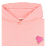 Billieblush Felpa Chiusa con Cappuccio tinta unita Pesca per Bambina U21604 PESCA BillIEBLUSH 
