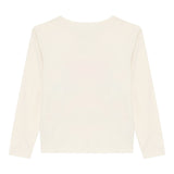 Billieblush Shirt Girocollo tinta unita con Paillettes Avorio per Bambina U21608 AVORIO BillIEBLUSH 