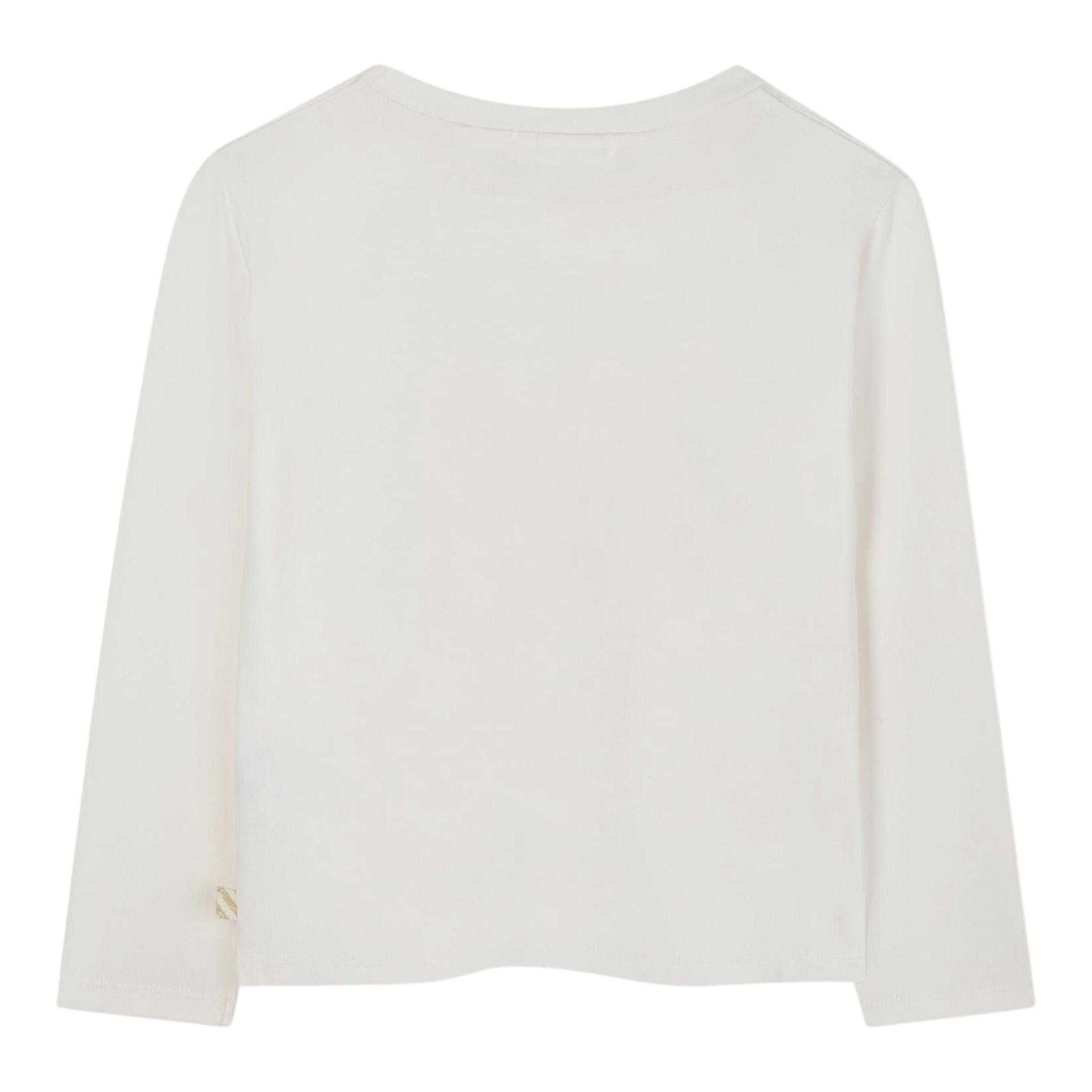 Billieblush Shirt Girocollo tinta unita con Paillettes Panna per Neonata U21610XN PANNA BillIEBLUSH 