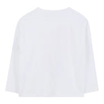 Billieblush Shirt Girocollo tinta unita con Stampa Bianco per Bambina U21637 BIANCO BillIEBLUSH 