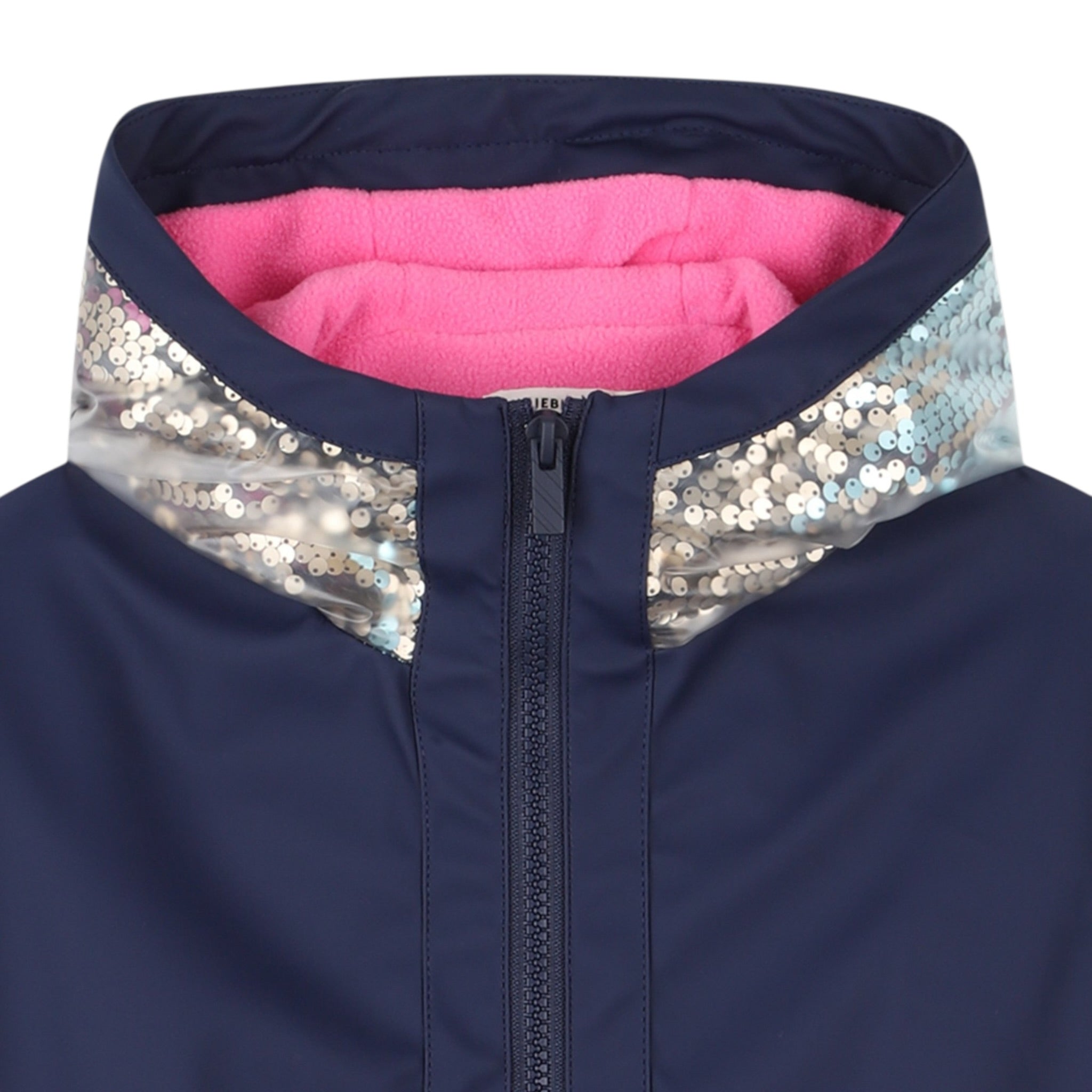 Billieblush Giubbino tinta unita con Cappuccio Blu per Bambina U2163 BLU BillIEBLUSH 