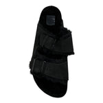 Birkenstock Ciabatte tinta unita con Fibbie Nero per Bambino 0752663 NERO BIRKENSTOCK 