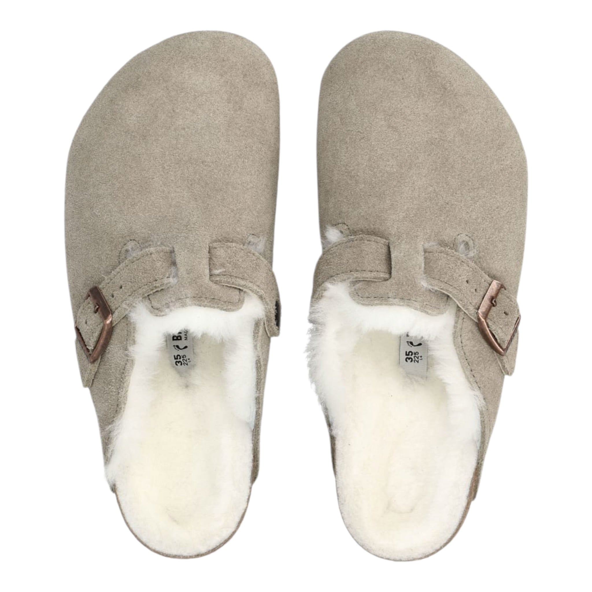 Birkenstock Ciabatta tinta unita Beige per Bambino 103480 BEIGE BIRKENSTOCK 