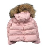 Blauer Giubbino tinta unita con Zip E Cappuccio Rosa per Neonata 22WBBXC02438 ROSA BLAUER 