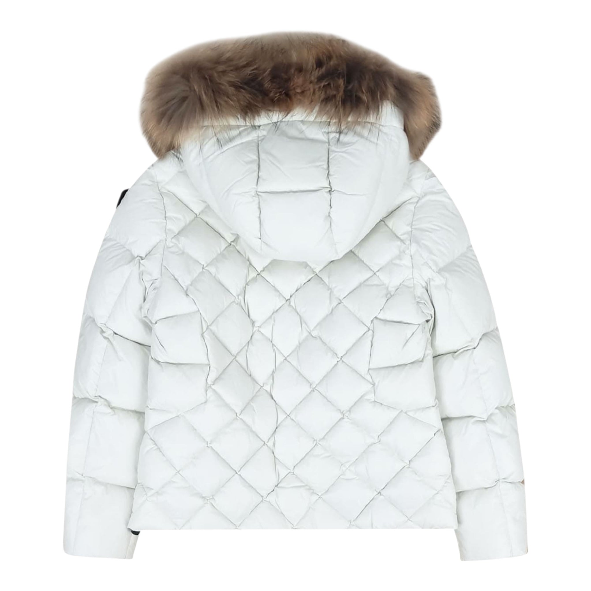 Blauer Giubbino tinta unita con Cappuccio Bianco per Bambina 23WBLGC03217 BIANCO BLAUER 