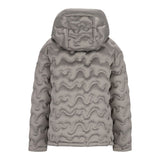 Blauer Giubbino tinta unita con Cappuccio Beige per Bambina 24WBLGC03523 BEIGE BLAUER 