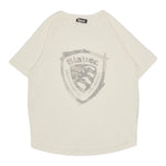 Blauer T-Shirt tinta unita con Stampa Bianco per Bambina 25SBLGH02495 BIANCO BLAUER 
