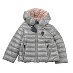 Blauer Giubbino tinta unita con Zip E Cappuccio Grigio per Neonata 25WBLGC02391GRIGION GRIGIO BLAUER 
