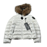Blauer Giubbino tinta unita con Zip E Cappuccio Bianco per Bambina 25WBLGC03380 BIANCO BLAUER 