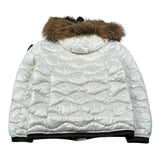 Blauer Giubbino tinta unita con Zip E Cappuccio Bianco per Bambina 25WBLGC03387 BIANCO BLAUER 