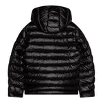 Blauer Giubbino tinta unita con Zip E Cappuccio Nero per Neonato 25WBLKC02426X NERO BLAUER 