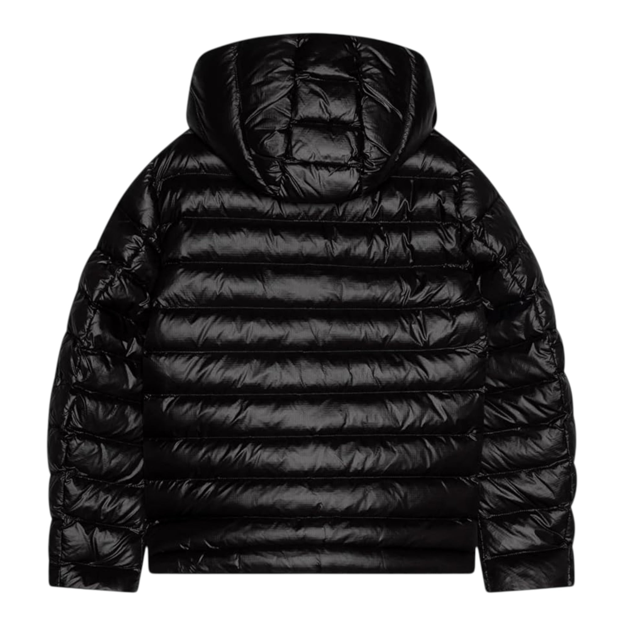 Blauer Giubbino tinta unita con Zip E Cappuccio Nero per Neonato 25WBLKC02426X NERO BLAUER 