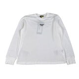 Blauer Shirt tinta unita con Stampa Bianco per Neonato 25WBLKH01476 BIANCO BLAUER 