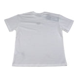 Blauer T-Shirt tinta unita con Stampa Bianco per Bambino 25WBLKH02477J BIANCO BLAUER 