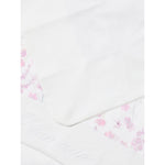 Blumarine Coperta tinta unita con Stampa Bianco per Neonata IA4088 BIANCO BLUMARINE 