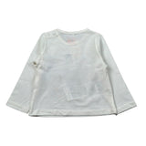 Boboli Shirt Girocollo tinta unita con Stampa Bianco per Neonato 138079 BIANCO BOBOLI 